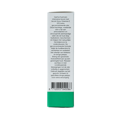 Jacob Hooy Vitamine E olie 15% concentraat 15.00 Milliliter