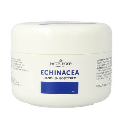 Jacob Hooy Echinacea/aloe vera hand en bodycreme 200.00 Milliliter