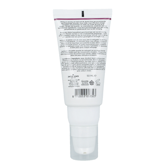 Jacob Hooy Lavendel creamy face cleaner 50 Milliliter