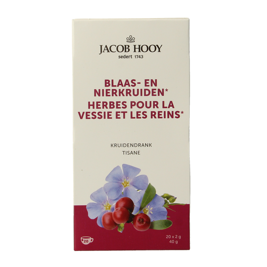 Jacob Hooy Blaas en nierkruiden kruidendrank 20.00 Zakjes