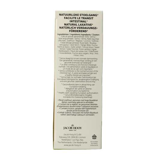Jacob Hooy Natuurlijke stoelgangsthee 20 Zakjes