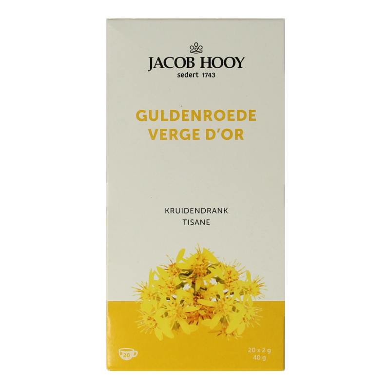 Jacob Hooy Guldenroede thee 20 Zakjes