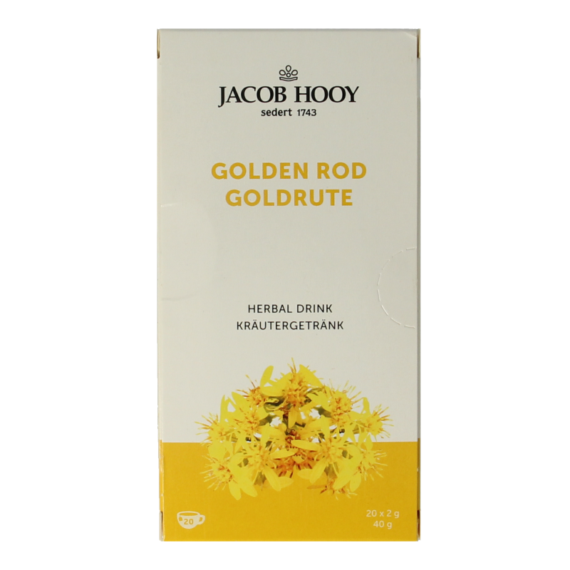 Jacob Hooy Guldenroede thee 20 Zakjes