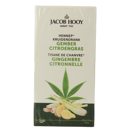Jacob Hooy Hennep gember citroengras 12.00 Stuks