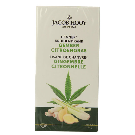 Jacob Hooy Hennep gember citroengras 12.00 Stuks