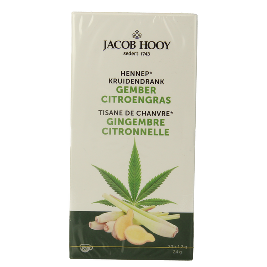 Jacob Hooy Hennep gember citroengras 12 Stuks