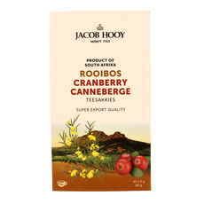Jacob Hooy Rooibosthee cranberry  40 Zakjes