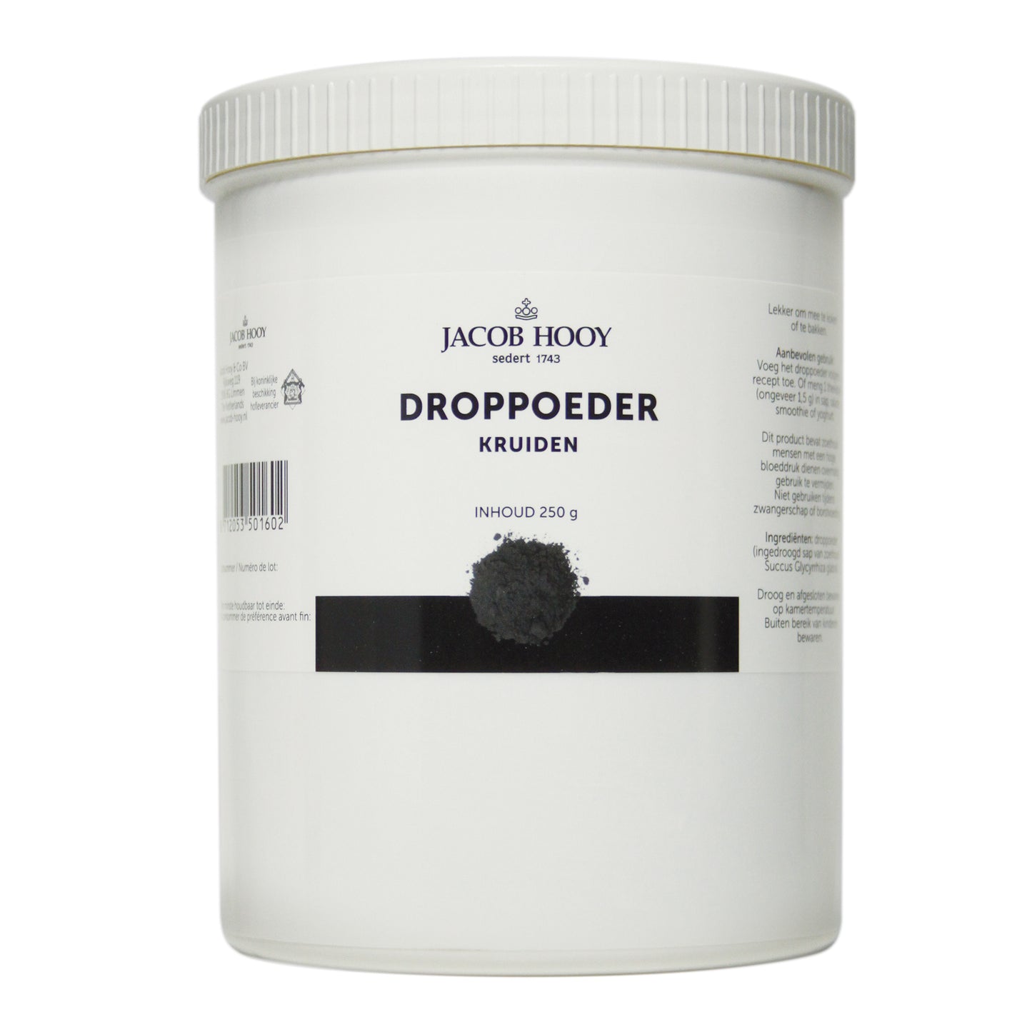 Jacob Hooy Droppoeder pot 250 Gram