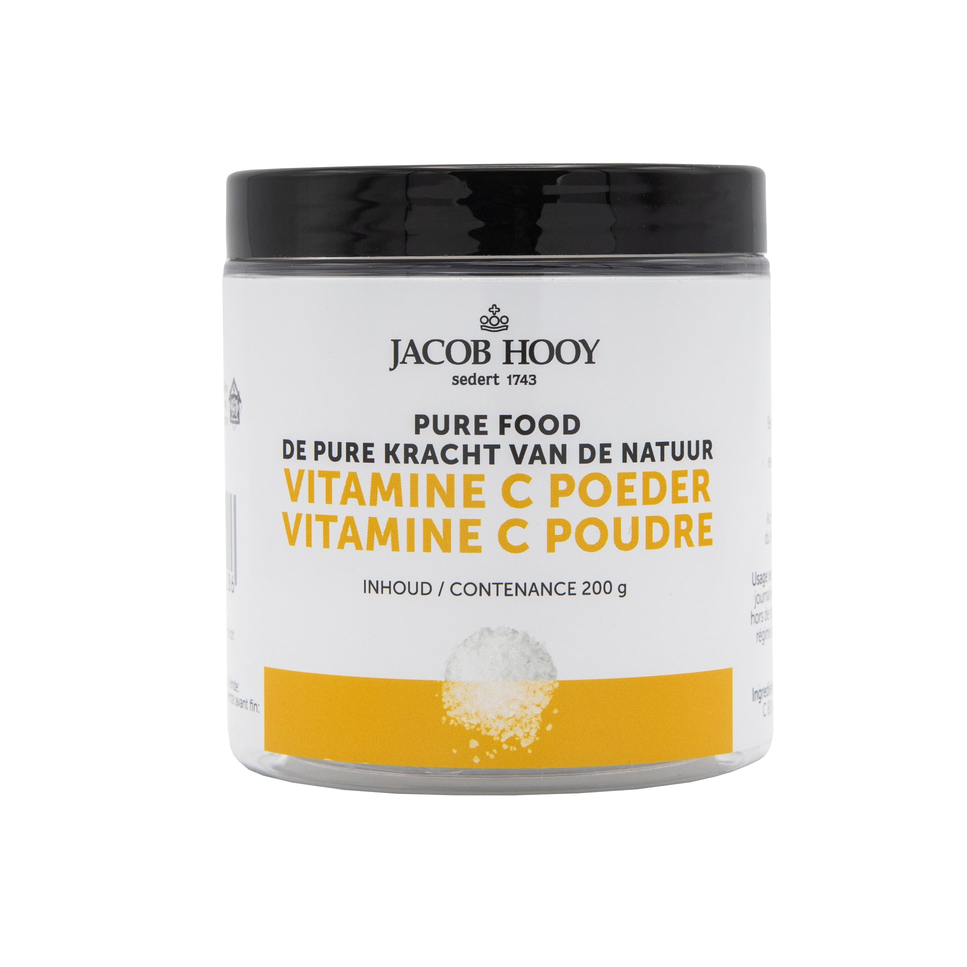 Jacob Hooy Pure food vitamine C poeder 200 Gram
