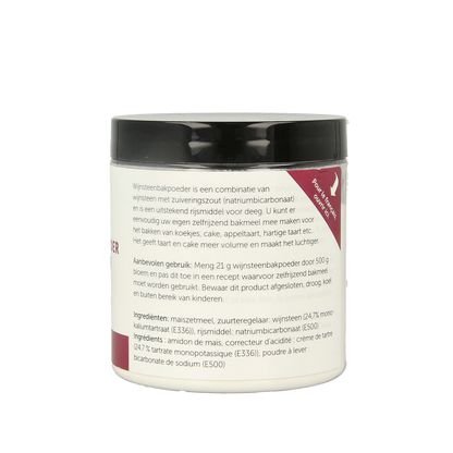 Jacob Hooy Wijnsteenbakpoeder 125.00 Gram