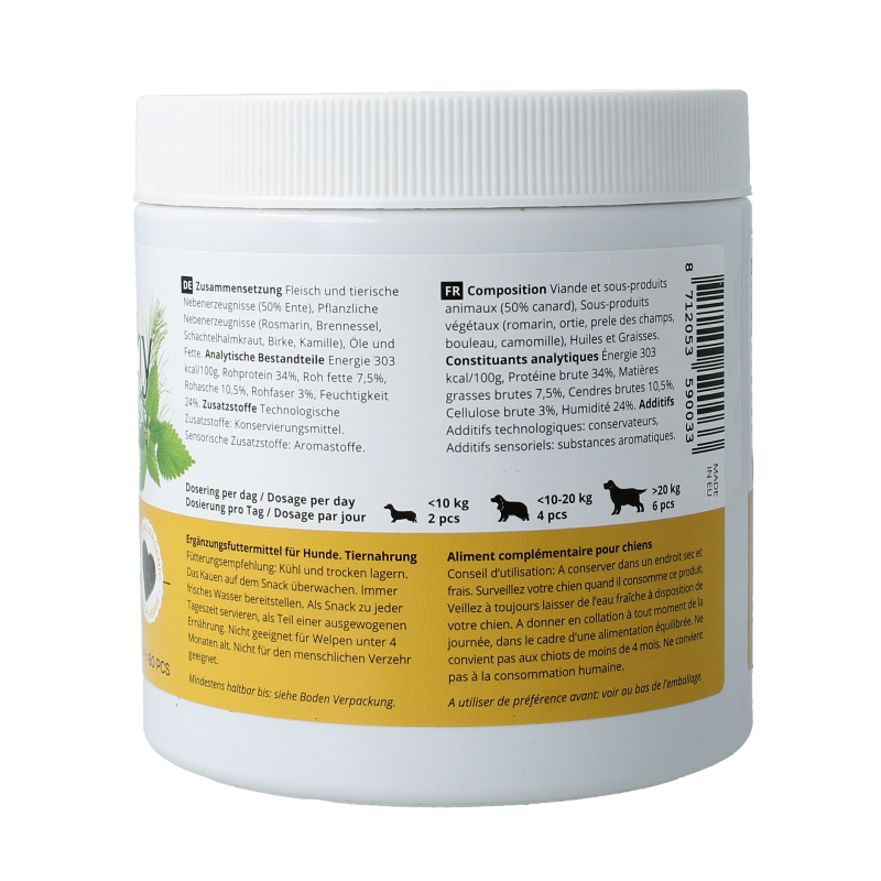 Jacob Hooy Pets Healthy dog skin & coat 80 Stuks