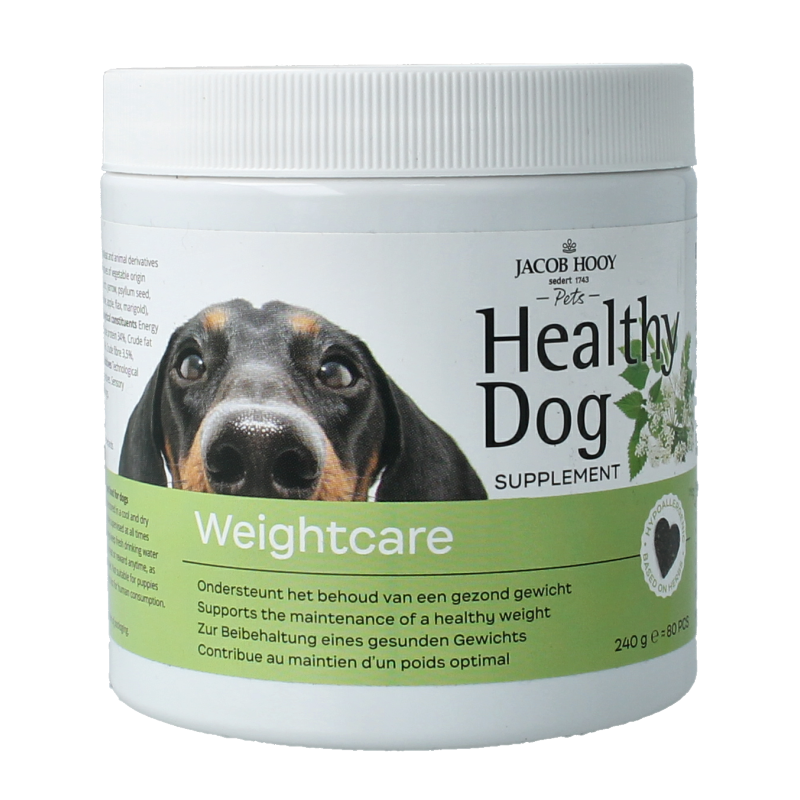 Jacob Hooy Pets Healthy dog weightcare 80 Stuks