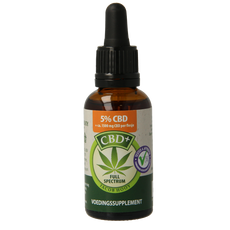Jacob Hooy CBD plus olie 5% 30.00 Milliliter