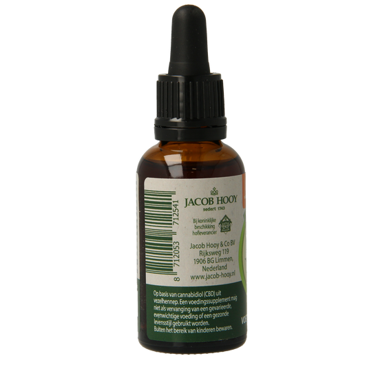 Jacob Hooy CBD plus olie 5% 30.00 Milliliter