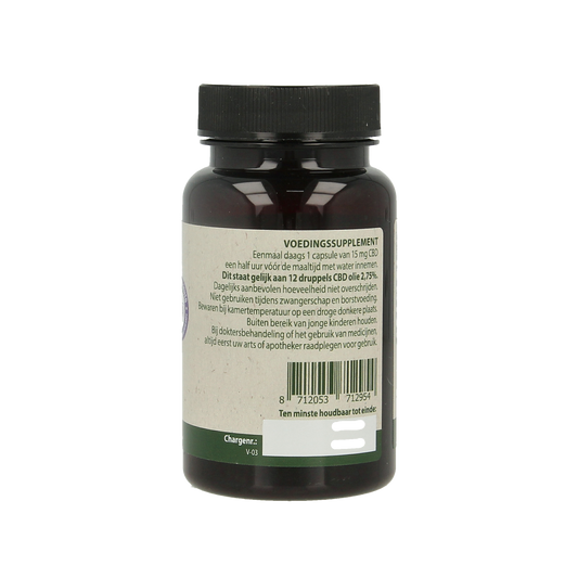 Jacob Hooy CBD Capsules 15mg 60.00 Capsules