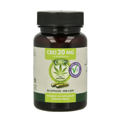 Jacob Hooy CBD Capsules 20mg 30.00 Capsules