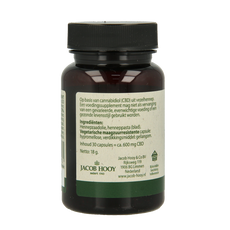 Jacob Hooy CBD Capsules 20mg 30 Capsules