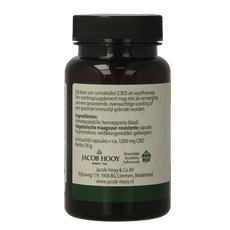 Jacob Hooy CBD Capsules 20mg 60 Capsules