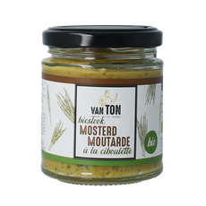 Van Ton Mosterd bieslook bio 170.00 Gram