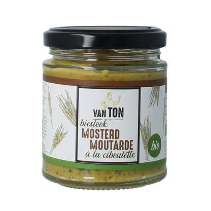 Van Ton Mosterd bieslook bio 170.00 Gram