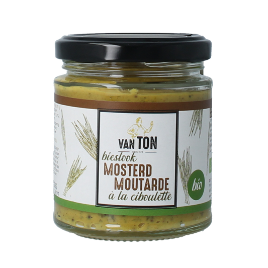 Van Ton Mosterd bieslook bio 170.00 Gram