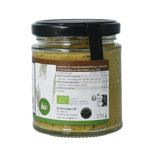 Van Ton Mosterd bieslook bio 170.00 Gram