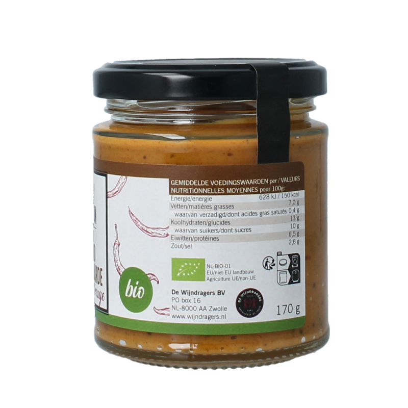 Van Ton Chili mosterd bio 170 Gram