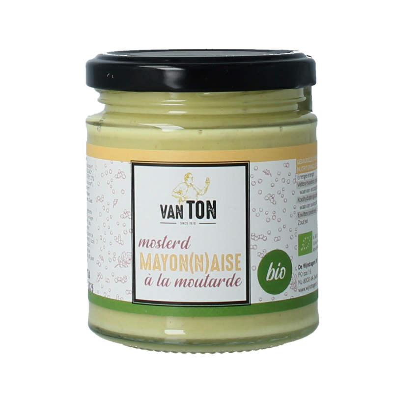 Van Ton Mosterd mayonaise bio 190 Milliliter