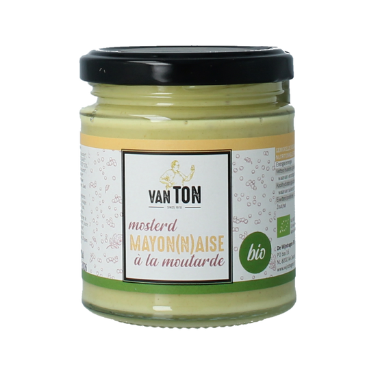 Van Ton Mosterd mayonaise bio 190 Milliliter
