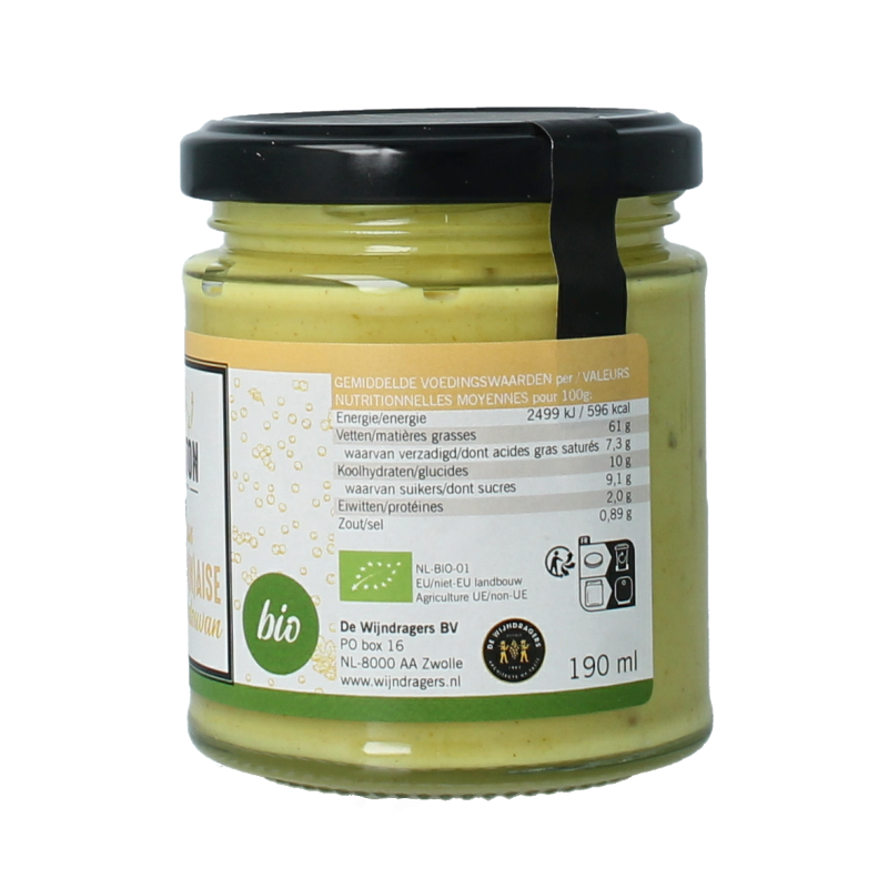 Van Ton Mayonaise vadouvan bio 190 Milliliter