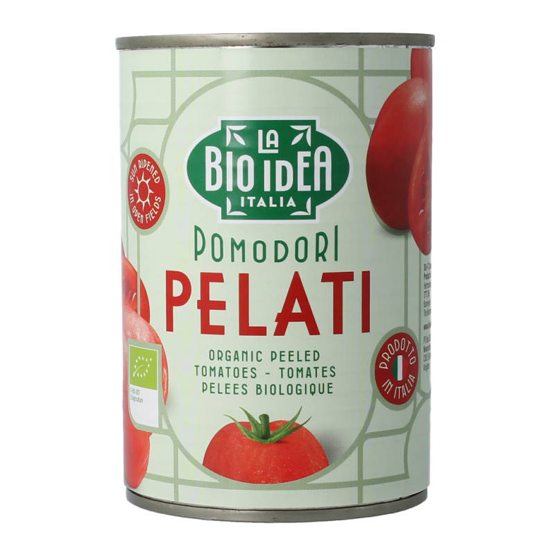 Bioidea Tomaten gepeld bio 400 Gram