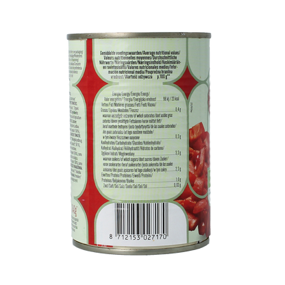 Bioidea Tomatenstukjes in blik bio 400.00 Gram