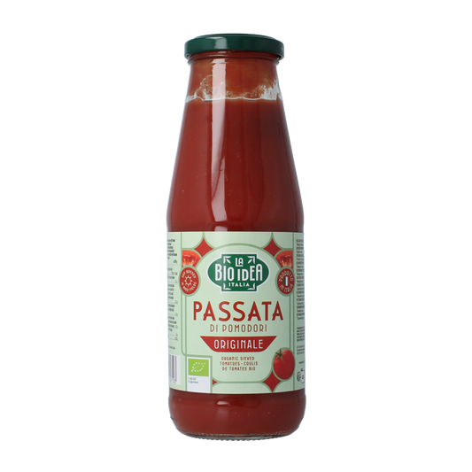 Bioidea Passata gezeefde tomaten bio 680 Gram