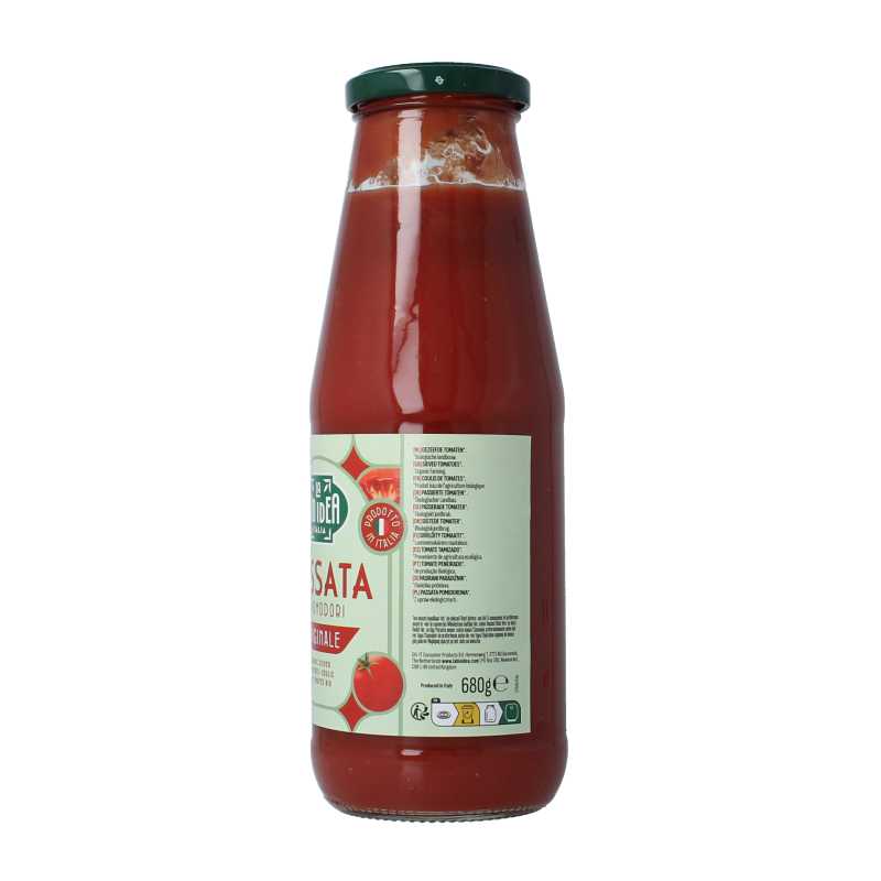 Bioidea Passata gezeefde tomaten bio 680 Gram