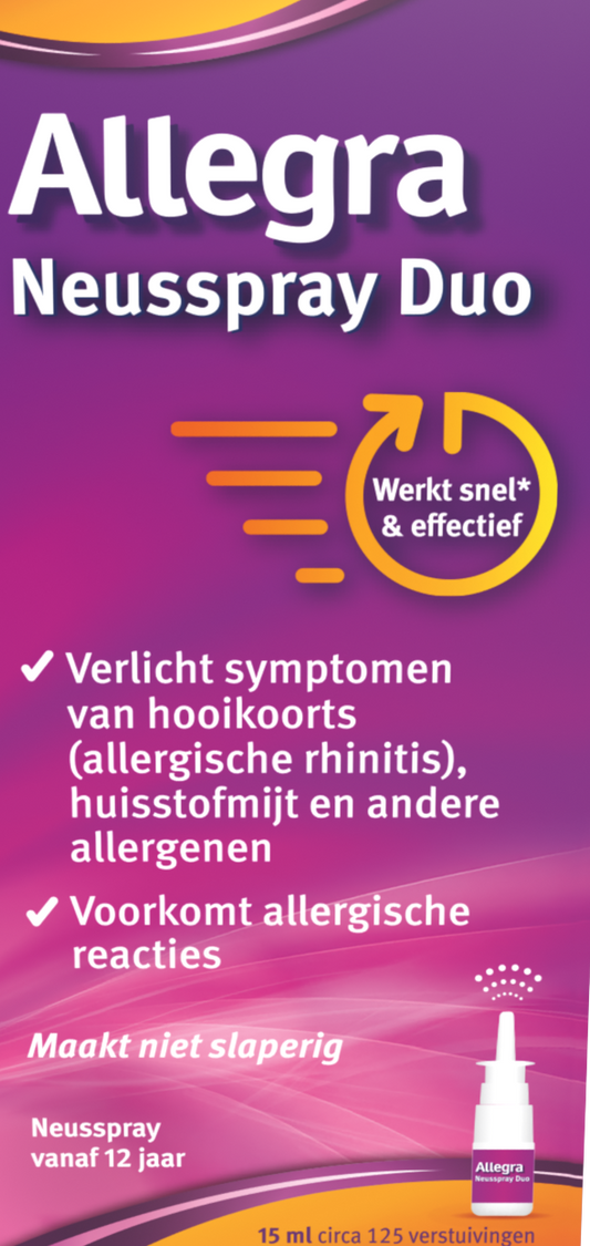 Allegra Neusspray duo 15 Milliliter