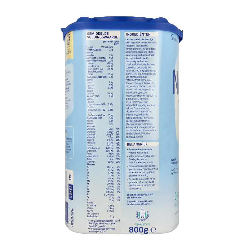 Nutrilon Opvolgmelk 3 800 Gram