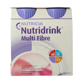 Nutridrink Multi fibre aardbei 200ml 4.00 Stuks