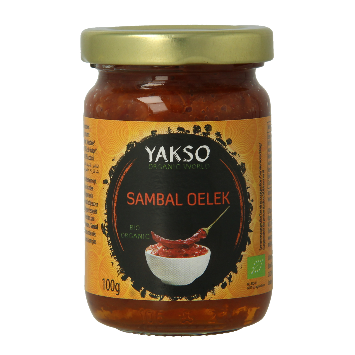 Yakso Sambal oelek bio 100.00 Gram