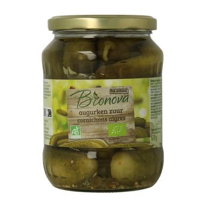 Bionova Augurken zuur bio 670.00 Gram