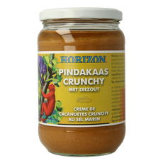 Horizon Pindakaas crunchy met zeezout eko bio 650 Gram