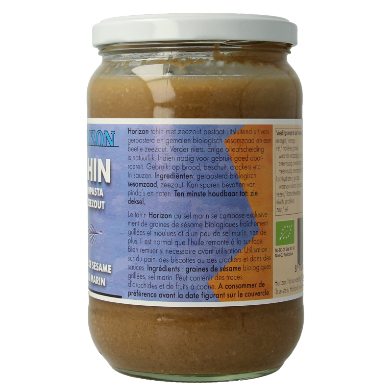 Horizon Tahin met zeezout eko bio 650 Gram