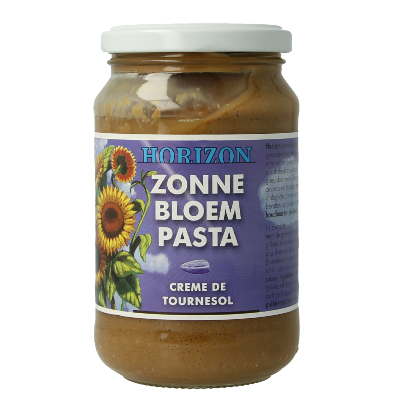 Horizon Zonnebloempasta met zout eko bio 350 Gram