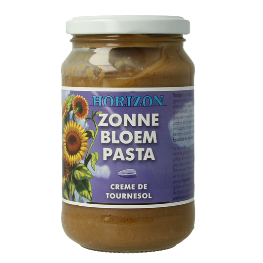 Horizon Zonnebloempasta met zout eko bio 350 Gram