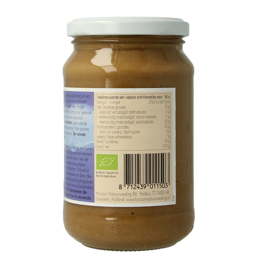 Horizon Zonnebloempasta met zout eko bio 350 Gram