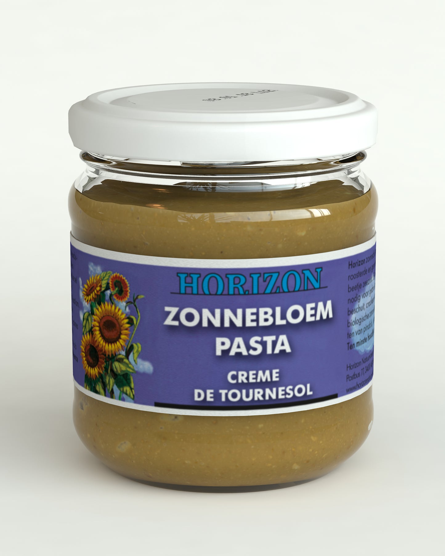 Horizon Zonnebloempasta met zeezout eko bio 175 Gram