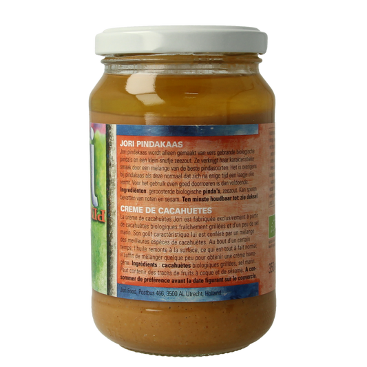 Jori Pindakaas met zout eko bio 350.00 Gram