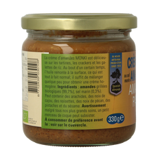Monki Amandelpasta met zout bio 330.00 Gram