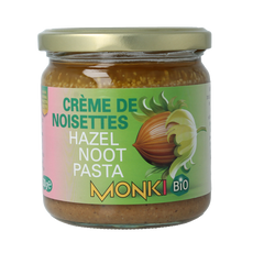 Monki Hazelnootpasta eko bio 330 Gram