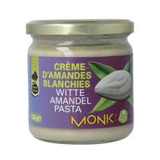 Monki Witte amandelpasta eko bio 330 Gram