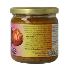 Monki Hazelnoten-rozijnenpasta eko bio 330.00 Gram